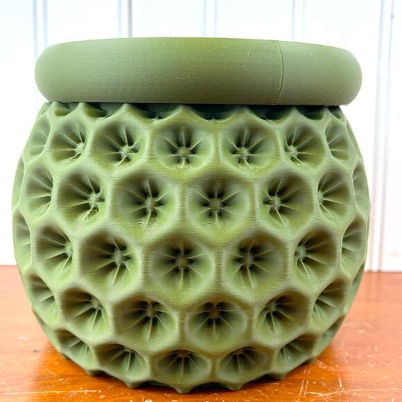 Modern Geometric Planter with Drainage Tray, Starry Planter Pot - Picture 8 of 10